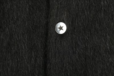 Lot 226 - Thierry Mugler Black Fur Blazer - Size 46