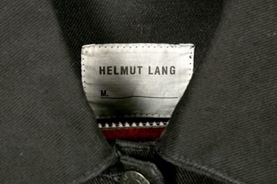 Lot 227 - Helmut Lang Black Denim Jacket - Size 42