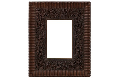 Lot 97 - AN ENGLISH EARLY 20TH CENTURY FINE CARVED OAK DINGLEY DELL FRAME