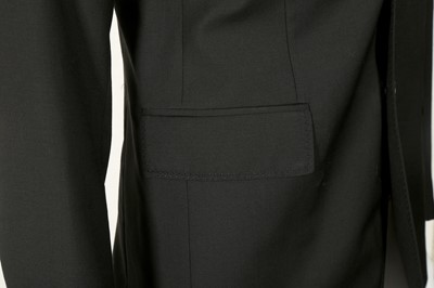 Lot 229 - Dior Black Wool Epaulette Shoulder Blazer - Size 44