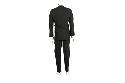 Lot 232 - Aquascutum Black Wool Tuxedo Suit - Size 36