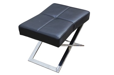 Lot 1056 - A CONTEMPORARY FOOT STOOL