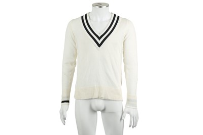 Lot 259 - Dolce & Gabbana Cream Cricket Jumper
