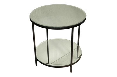 Lot 1060 - A CONTEMPORARY TWO TIER OCCASIONAL TABLE