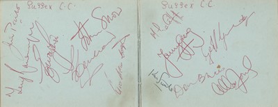 Lot 1251 - Autograph Album.- Cricket