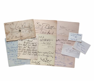 Lot 839 - Autograph Collection.- Miscellaneous