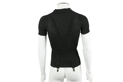 Lot 234 - Jean Paul Gaultier Homme Black Polo Jumper - Size S