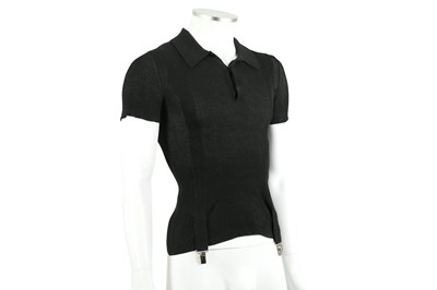 Lot 234 - Jean Paul Gaultier Homme Black Polo Jumper - Size S