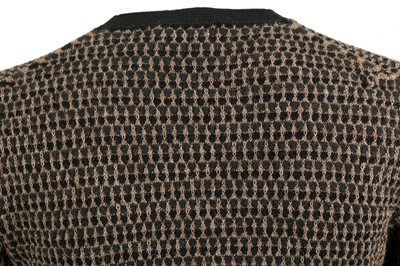 Lot 235 - Gucci Black Wool Patterned Jumper - Size S