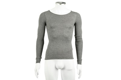 Lot 33 - Alexander Wang Grey Fine Knit Jumper - Size XS