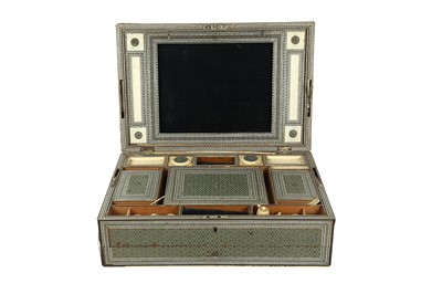 Lot 485 - λ A KHATAMKARI TRAVELLING CALLIGRAPHER SET