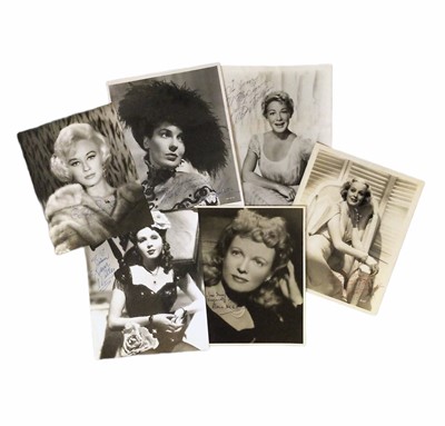 Lot 857 - Photograph Collection.- Actors & Actresses