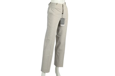 Lot 193 - Alexander McQueen Blue Stripe Trousers - Size 46