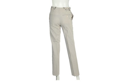 Lot 193 - Alexander McQueen Blue Stripe Trousers - Size 46