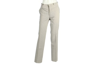 Lot 193 - Alexander McQueen Blue Stripe Trousers - Size 46