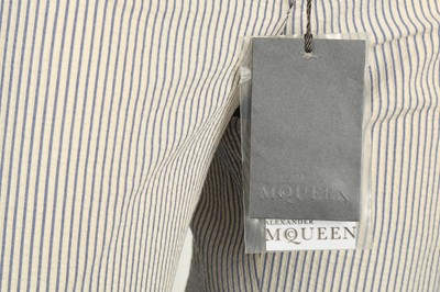 Lot 193 - Alexander McQueen Blue Stripe Trousers - Size 46
