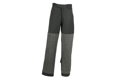 Lot 38 - Dolce & Gabbana Dark Grey Herringbone Trouser - Size 46
