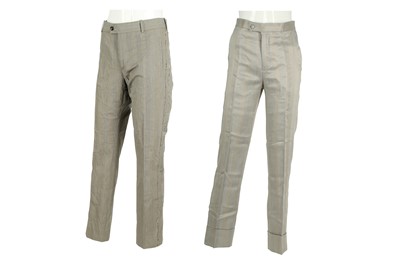 Lot 44 - Two Alexander McQueen Grey Trousers - Size 46