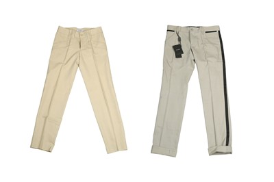 Lot 156 - Two Dolce & Gabbana Twill Trousers - Size 44