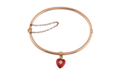 Lot 704 - A CHARM BANGLE, EARLY 20TH CENTURY