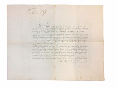 Lot 1203 - Victoria,  Queen of the United Kingdom of Great Britain and Ireland