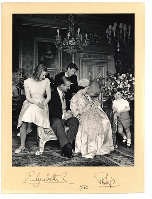 Lot 1171 - Elizabeth II, Queen of the United Kingdom & Prince Philip