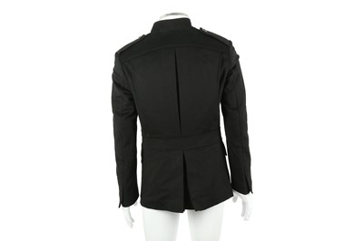 Lot 239 - Gucci Black Wool Military Style Coat - Size 46