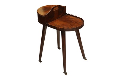 Lot 233 - A GEORGE III STYLE YEW WOOD SUPPER TABLE, EARLY 20TH CENTURY