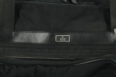 Lot 240 - Gucci Black Multi Pocket Travel Bag