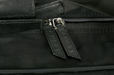 Lot 240 - Gucci Black Multi Pocket Travel Bag