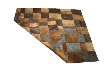 Lot 135 - Fendi Brown Faux Patchwork Throw