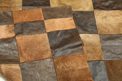 Lot 135 - Fendi Brown Faux Patchwork Throw