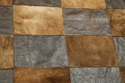 Lot 135 - Fendi Brown Faux Patchwork Throw