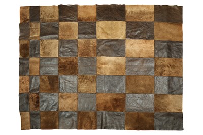 Lot 135 - Fendi Brown Faux Patchwork Throw