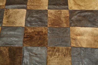 Lot 135 - Fendi Brown Faux Patchwork Throw