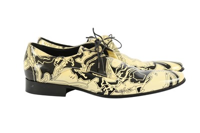 Lot 184 - Dior Graffiti Lace Up Dress Shoe - Size 41