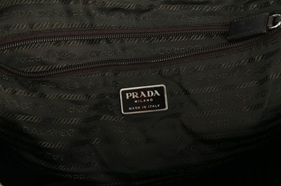 Lot 5 - Prada Red Canapa Canvas Travel Bag