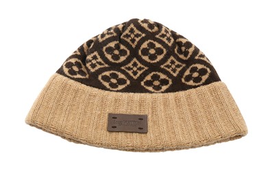 Lot 175 - Louis Vuitton Inventeur Beige Monogram Beanie