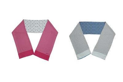 Lot 50 - Two Hermés Foulard Patterned Silk Scarves