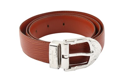 Lot 137 - Louis Vuitton Tan Epi Belt - Size 85