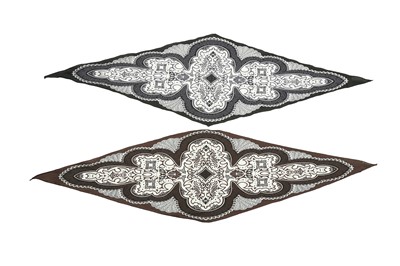 Lot 267 - Two Gucci Silk Scarf Print Bandanas