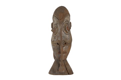 Lot 42 - A PAPUA NEW GUINEA CARVED WOOD SEPIK MASK