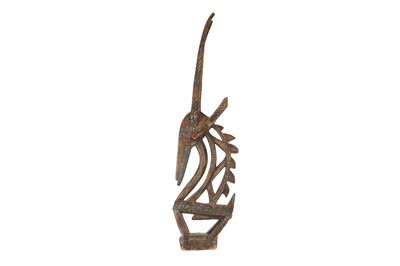 Lot 43 - A MID 20TH CENTURY TRIBAL ANTELOPE (CHI WARA) HEADDRESS, MALI