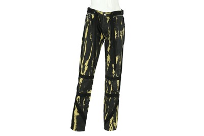 Lot 186 - Dries Van Noten Black Acid Wash Jeans - Size 30
