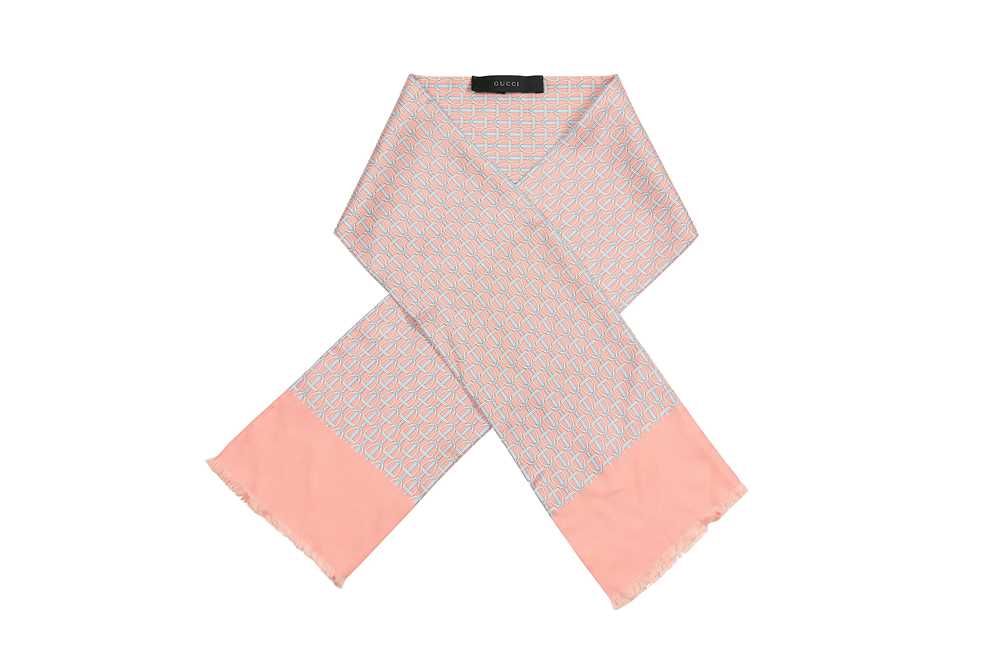 Lot 12 - Two Gucci Silk Tassel Scarves