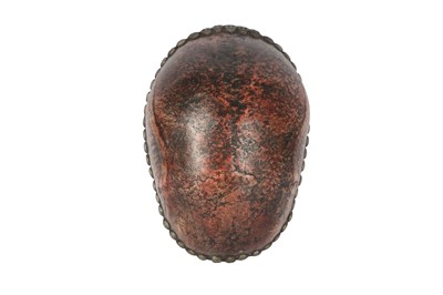 Lot 38 - A RESIN MODEL OF A TIBETAN KAPALA HUMAN SKULL CAP