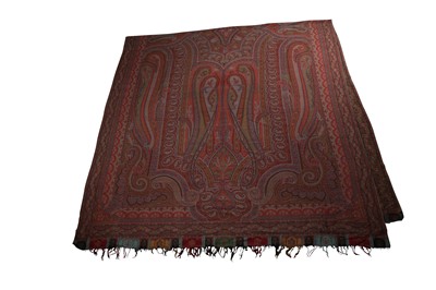 Lot 364 - A KASHMIRI LONG SHAWL
