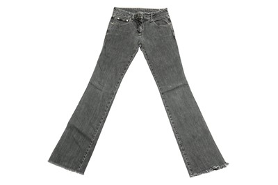 Lot 47 - Alexander McQueen Grey Faded Bootcut Jeans - Size 40
