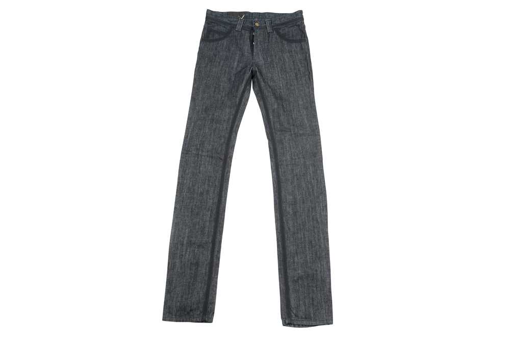 Lot 75 - Alexander McQueen Indigo Blue Straight Leg Jean - Size 44