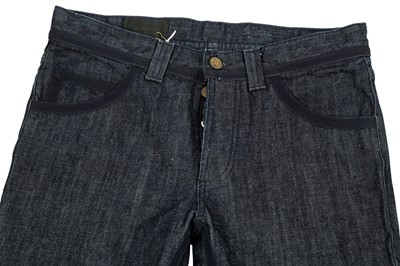 Lot 75 - Alexander McQueen Indigo Blue Straight Leg Jean - Size 44